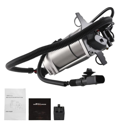 Compressor air suspension pump engine 6/8 cylinder 4E0616007 + relay For Audi A8