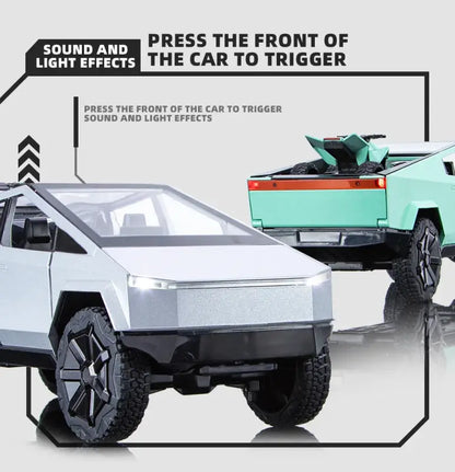 Cybertruck 1:24 – Metalowy Model Pickup z Dźwiękiem i Światłem