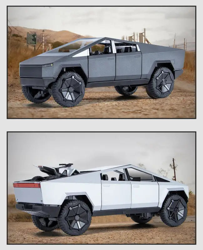 Cybertruck 1:24 – Metalowy Model Pickup z Dźwiękiem i Światłem