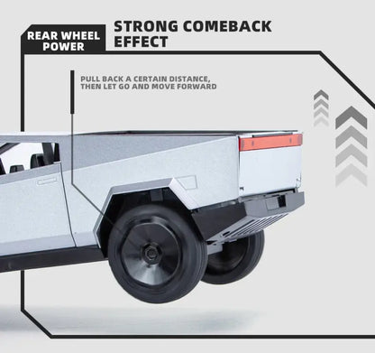 Cybertruck 1:24 – Metalowy Model Pickup z Dźwiękiem i Światłem