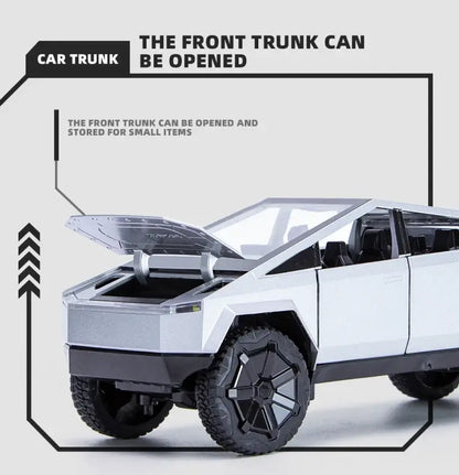 Cybertruck 1:24 – Metalowy Model Pickup z Dźwiękiem i Światłem