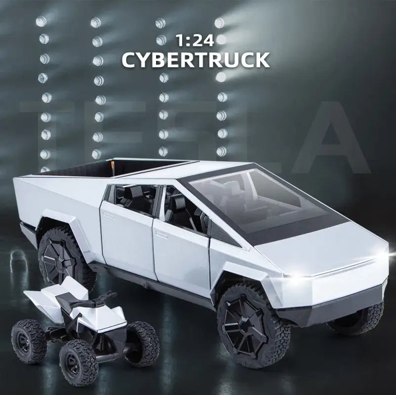 Cybertruck 1:24 – Metalowy Model Pickup z Dźwiękiem i Światłem