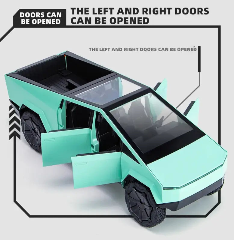 Cybertruck 1:24 – Metalowy Model Pickup z Dźwiękiem i Światłem