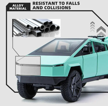 Cybertruck 1:24 – Metalowy Model Pickup z Dźwiękiem i Światłem