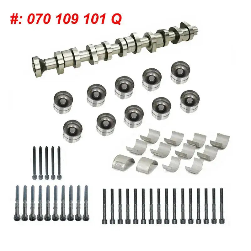 Cylinder Głowicy z Wałkiem Rozrządu i Zaworami do VW Multivan Transporter V T5 Touareg 2.5 TDI 070109101Q 070103673A