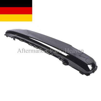 Czarna błyszcząca plastikowa listwa zderzaka przedniego do mini cooper f55 f56 z aerodynamicznym designem