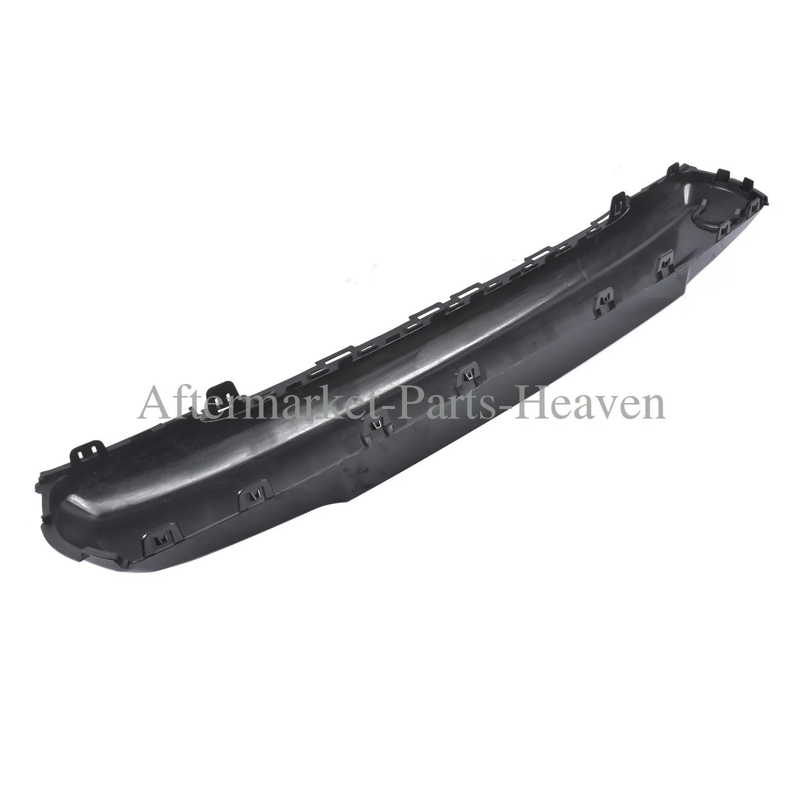 Czarna plastikowa listwa zderzaka przedniego do mini cooper f55 f56 f57 z wbudowanymi mocowaniami