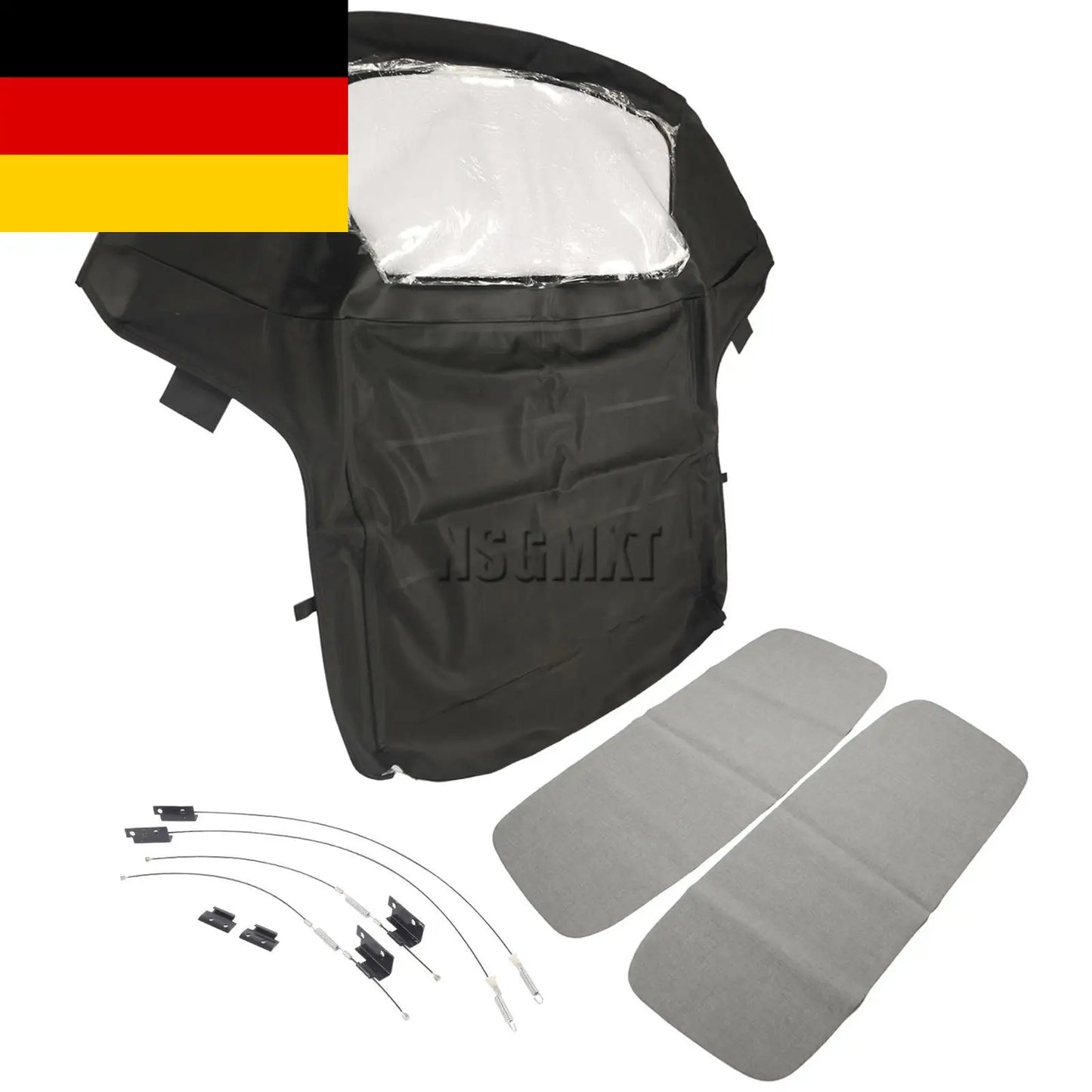 Czarny dach cabrio z szybą PVC BMW Z3 E36 1996–2002