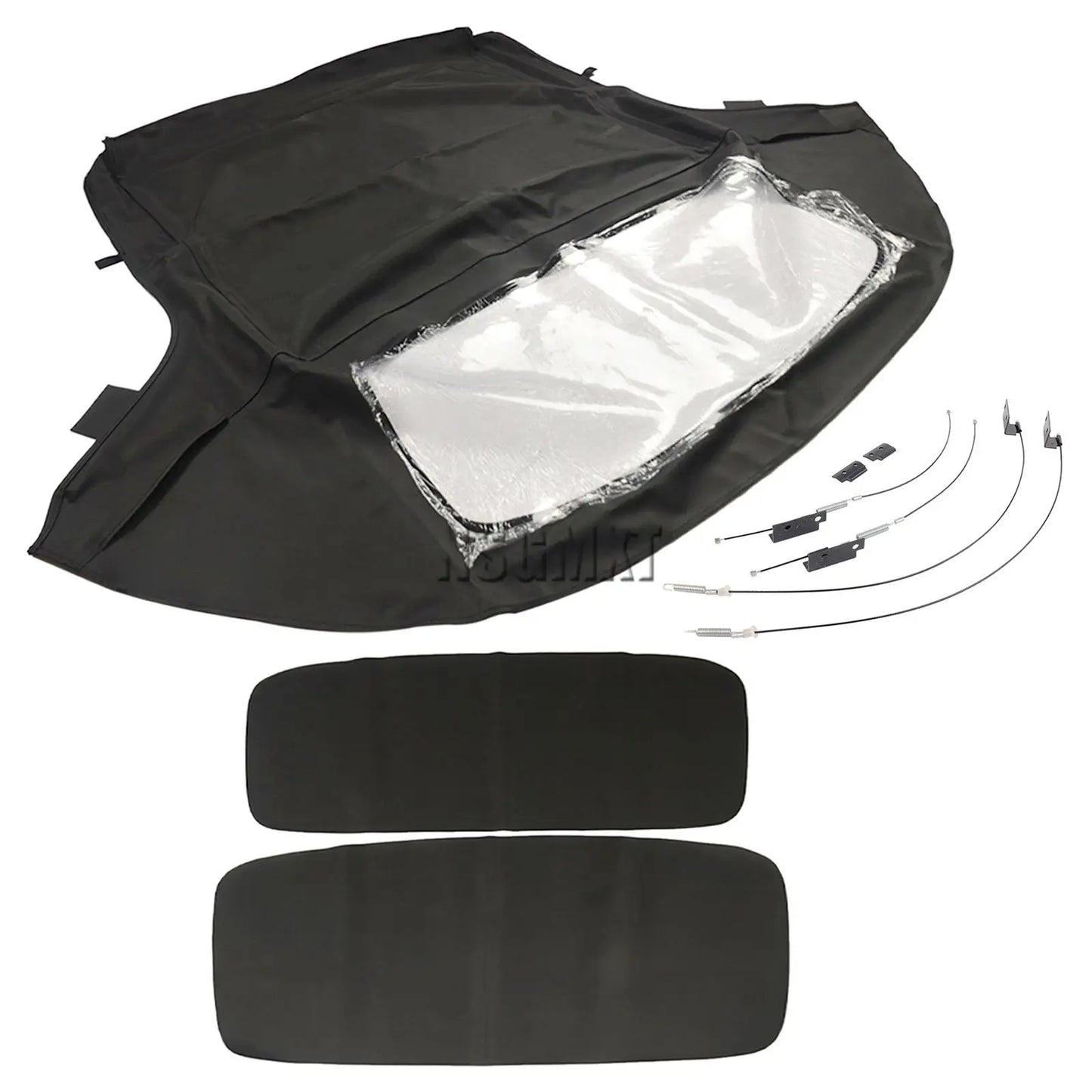 Czarny dach cabrio z szybą PVC BMW Z3 E36 1996–2002