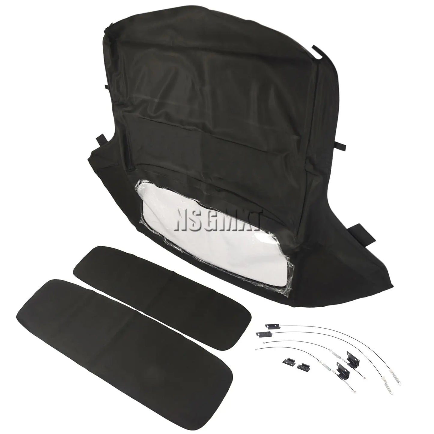 Czarny dach cabrio z szybą PVC BMW Z3 E36 1996–2002