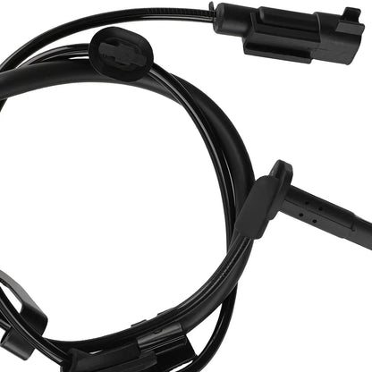 Czujnik abs tylny lewy citroën c-crosser czarny kabel z elastycznym oplotem i plastikowymi złączami