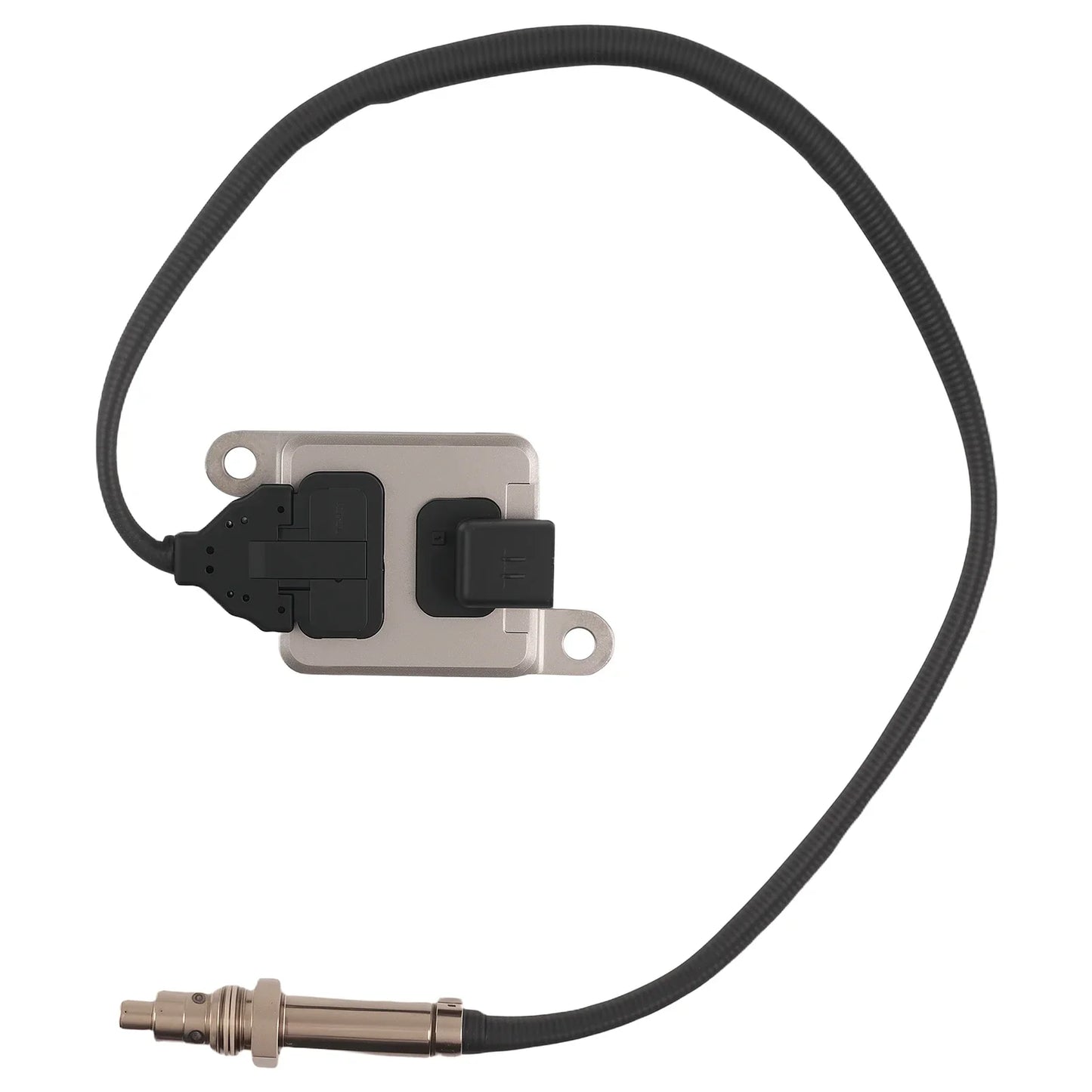 Srebrny czujnik nox do opel vauxhall zafira mk3 tourer 1.6 cdti 2013-2018 z czarnym przewodem i metallicznym czujnikiem