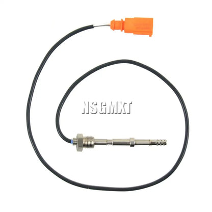 Pomarańczowy plastikowy łącznik z czarnym kablem do metalowego czujnika temperatury spalin ap01 do vw multivan t5 platform chassis 03k906088b 03l906088bq