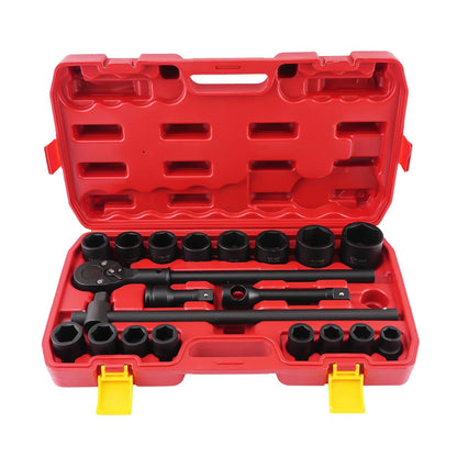 Deep Impact Socket Sets 3/4" 21pcs 19mm-50mm Extension Drive Bar Socket Tool kit