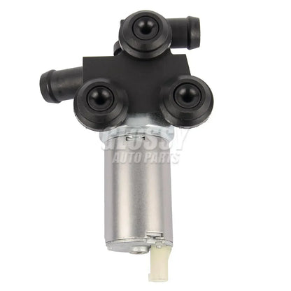 Czarno-srebrna dodatkowa pompa wody bmw x1 e84 z trzema portami i cylindrycznym silnikiem do bmw seria 1 3 i x1