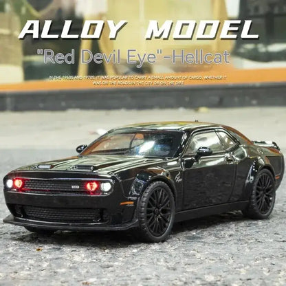 Dodge Challenger Hellcat 1:32 – Metalowy Model Z Efektami Dźwiękowymi