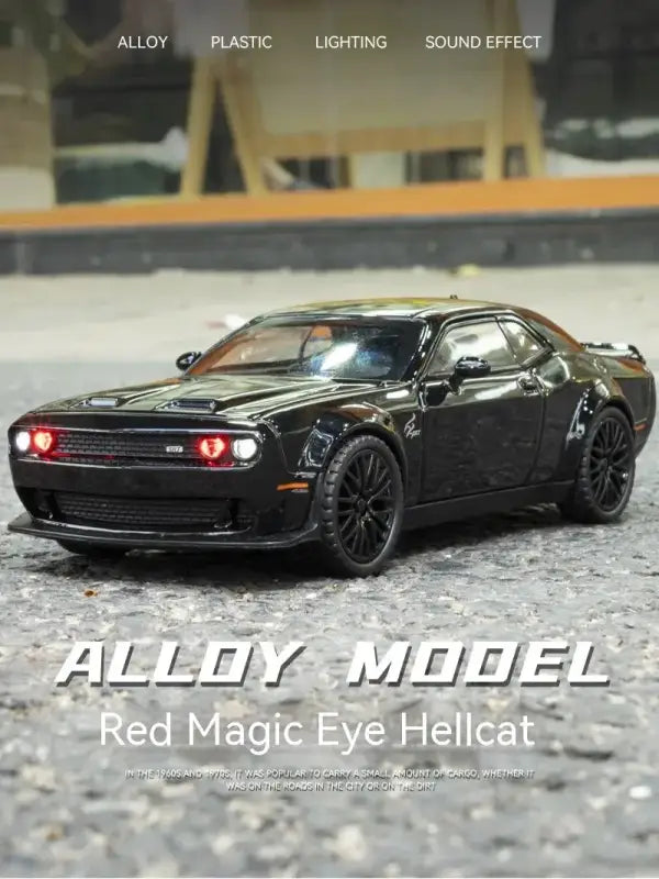 Dodge Challenger Hellcat 1:32 – Metalowy Model Z Efektami Dźwiękowymi