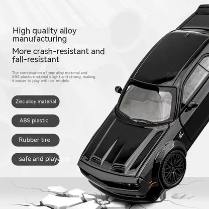 Dodge Challenger Hellcat 1:32 – Metalowy Model Z Efektami Dźwiękowymi