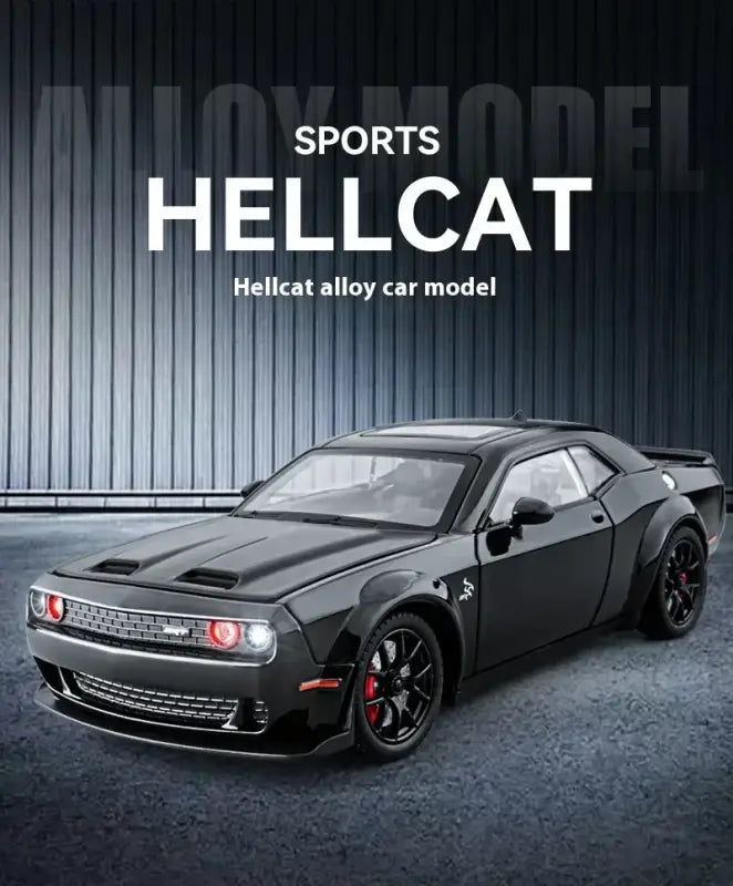 Dodge Challenger SRT Hellcat Redeye 1:24 – Metalowy Model Samochodu Muscularnego