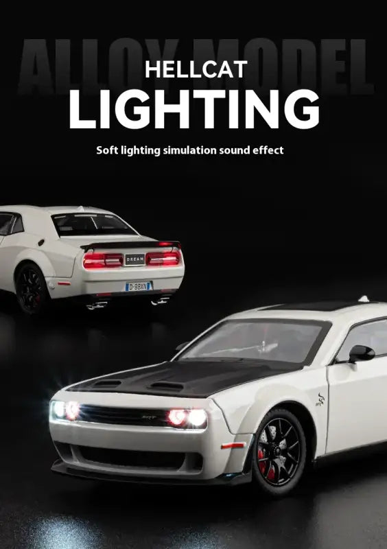 Dodge Challenger SRT Hellcat Redeye 1:24 – Metalowy Model Samochodu Muscularnego