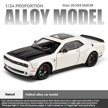 Dodge Challenger SRT Hellcat Redeye 1:24 – Metalowy Model Samochodu Muscularnego