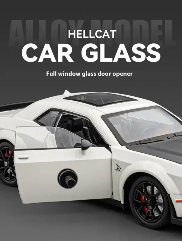 Dodge Challenger SRT Hellcat Redeye 1:24 – Metalowy Model Samochodu Muscularnego