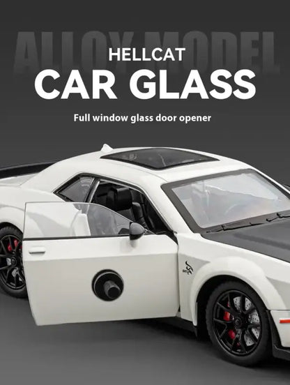 Dodge Challenger SRT Hellcat Redeye 1:24 – Metalowy Model Samochodu Muscularnego