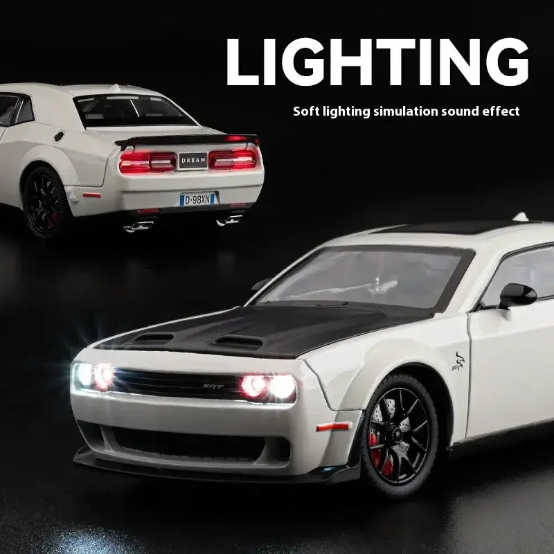 Dodge Challenger SRT Hellcat Redeye 1:24 – Metalowy Model Samochodu Muscularnego