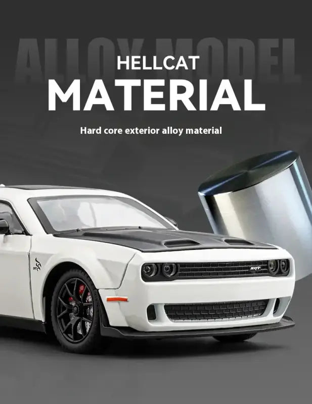 Dodge Challenger SRT Hellcat Redeye 1:24 – Metalowy Model Samochodu Muscularnego