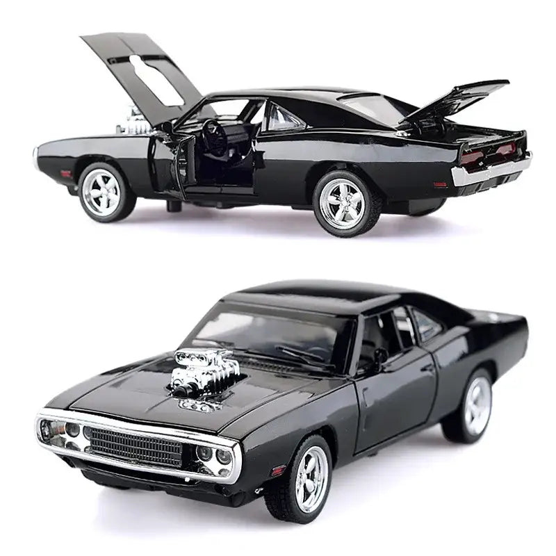 Charger 1970 1/32 – Metalowy Model Samochodu Die-Cast - Czarny z pudełkiem