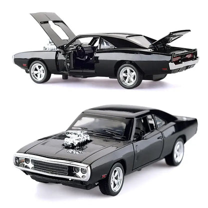 Charger 1970 1/32 – Metalowy Model Samochodu Die-Cast - Czarny z pudełkiem