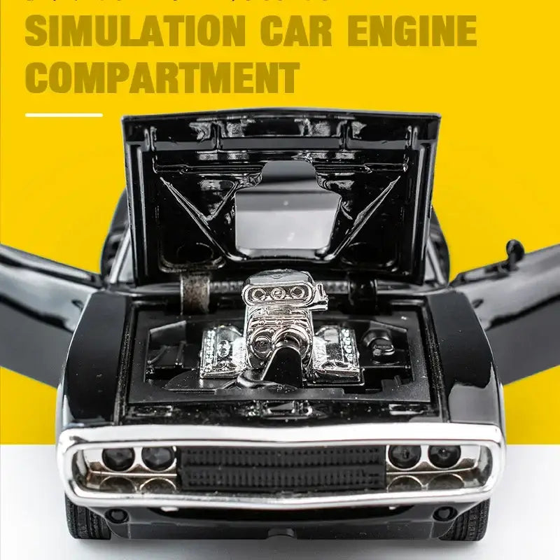 Dodge Charger 1970 1:32 – Metalowy Model z Efektami Dźwiękowymi i Świetlnymi