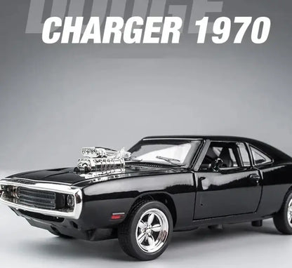Charger 1970 Classic 1:32 – Metalowy Model Samochodu z Dźwiękiem i Światłem Zabawka Kolekcjonerska Fast & Furious
