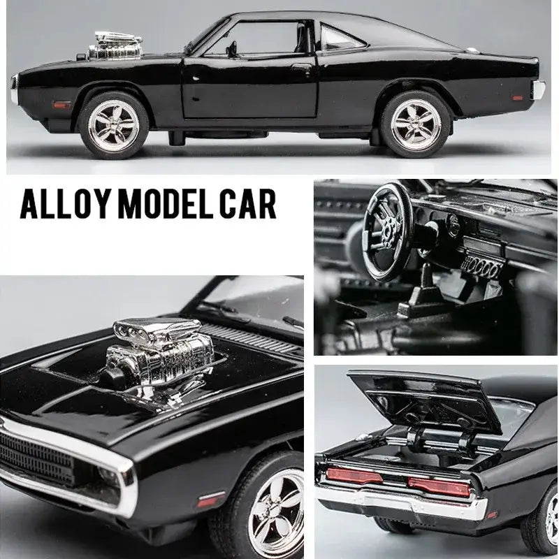 Dodge Charger 1970 1:32 – Metalowy Model z Efektami Dźwiękowymi i Świetlnymi
