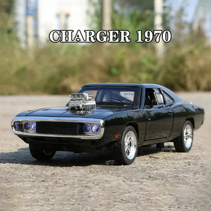 Charger 1970 Classic 1:32 – Metalowy Model Samochodu z Dźwiękiem i Światłem Zabawka Kolekcjonerska Fast & Furious