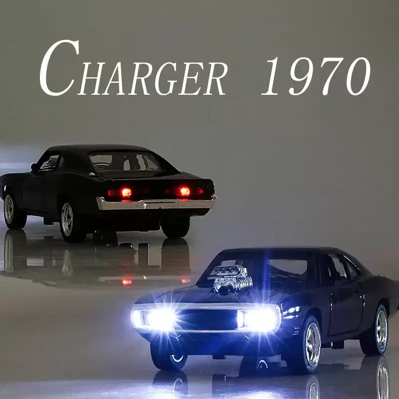 Charger 1970 Classic 1:32 – Metalowy Model Samochodu z Dźwiękiem i Światłem Zabawka Kolekcjonerska Fast & Furious