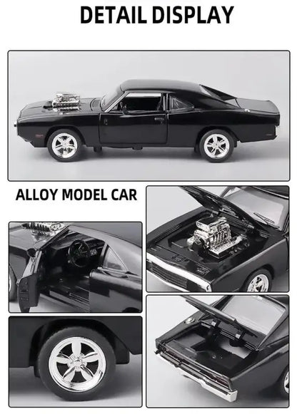 Charger 1970 1:32 – Metalowy Model Samochodu z Mechanizmem Cofania Zabawka dla Dzieci i Kolekcjonerów