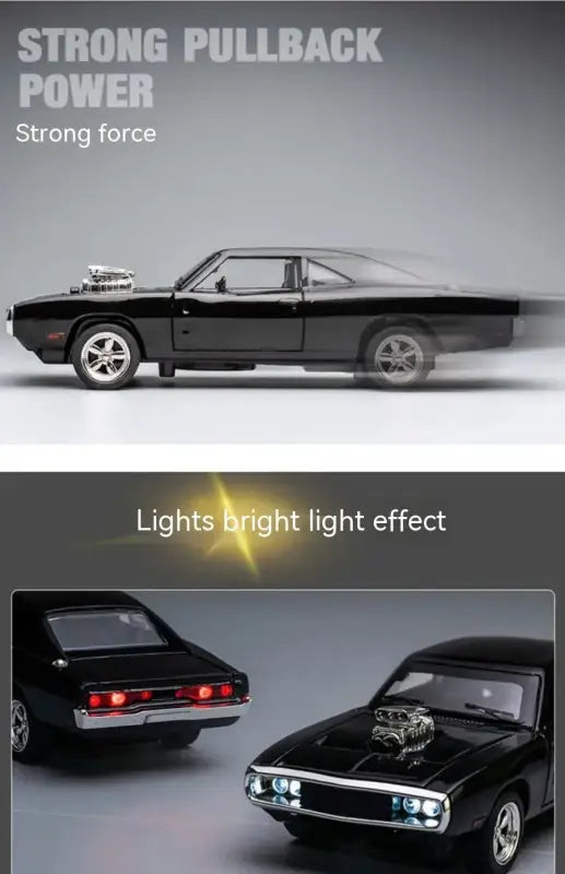 Charger 1970 1:32 – Metalowy Model Samochodu z Mechanizmem Cofania Zabawka dla Dzieci i Kolekcjonerów