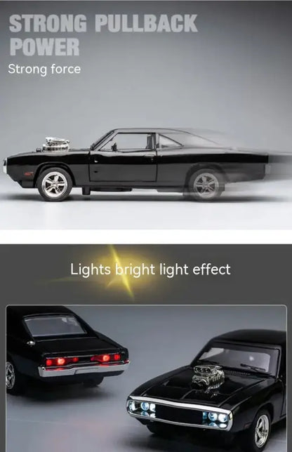 Charger 1970 1:32 – Metalowy Model Samochodu z Mechanizmem Cofania Zabawka dla Dzieci i Kolekcjonerów