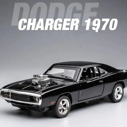 Charger 1970 1:32 – Metalowy Model Samochodu z Mechanizmem Cofania Zabawka dla Dzieci i Kolekcjonerów