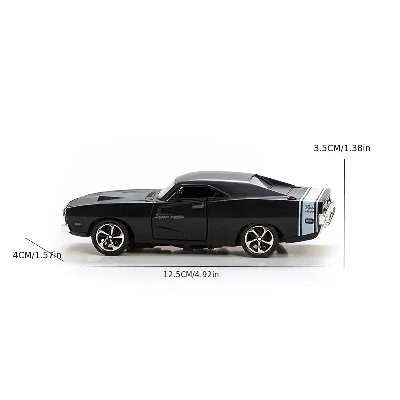 Dodge Sports Car 1:32 – Metalowy Model z Otwieranymi Drzwiami