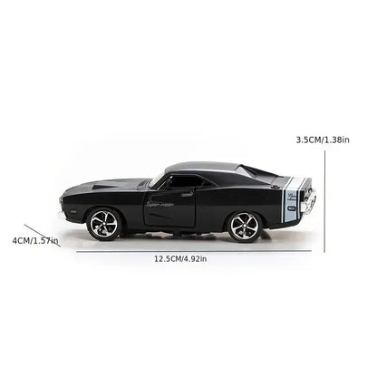 Dodge Sports Car 1:32 – Metalowy Model z Otwieranymi Drzwiami