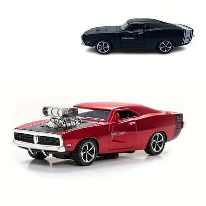Dodge Sports Car 1:32 – Metalowy Model z Otwieranymi Drzwiami