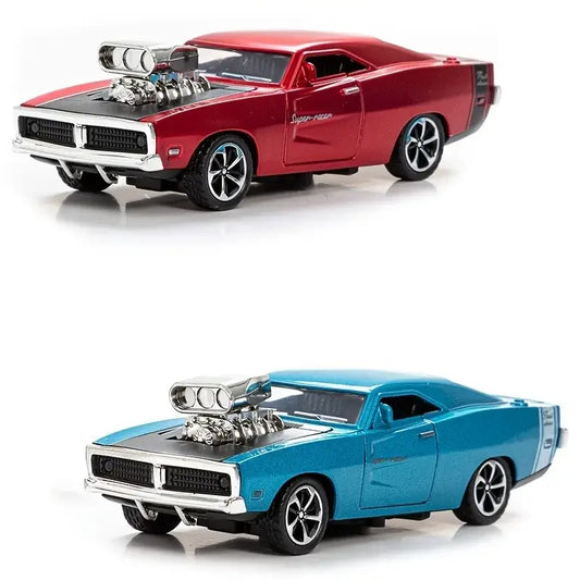 Dodge Sports Car 1:32 – Metalowy Model z Otwieranymi Drzwiami