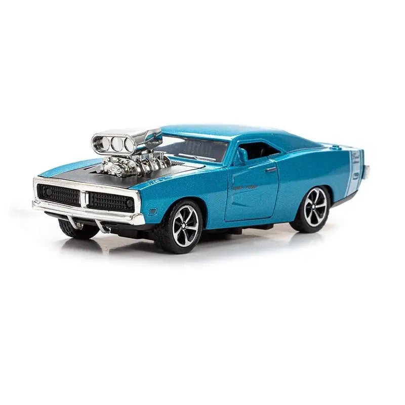 Dodge Sports Car 1:32 – Metalowy Model z Otwieranymi Drzwiami