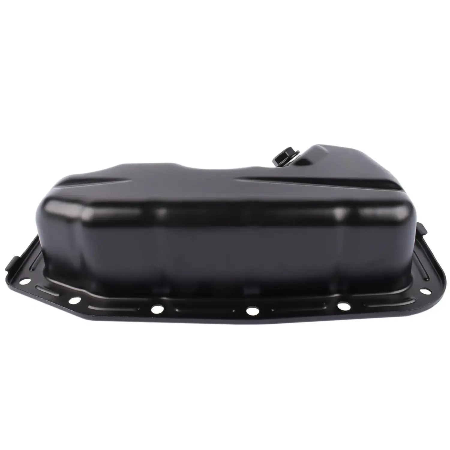 Czarna metalowa miska olejowa ap01 flex lower z wzmocnionymi kołnierzami do dodge durango i jeep grand cherokee
