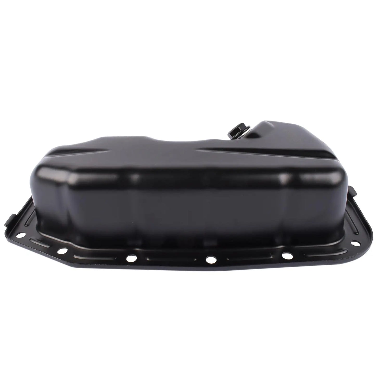 Czarna metalowa miska olejowa ap01 flex lower z wzmocnionymi kołnierzami do dodge durango i jeep grand cherokee