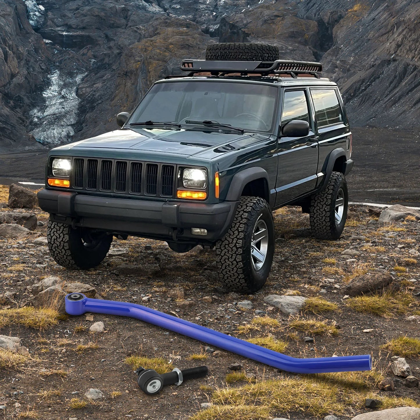 Regulowany drążek Panharda Jeep Wrangler TJ / Cherokee XJ