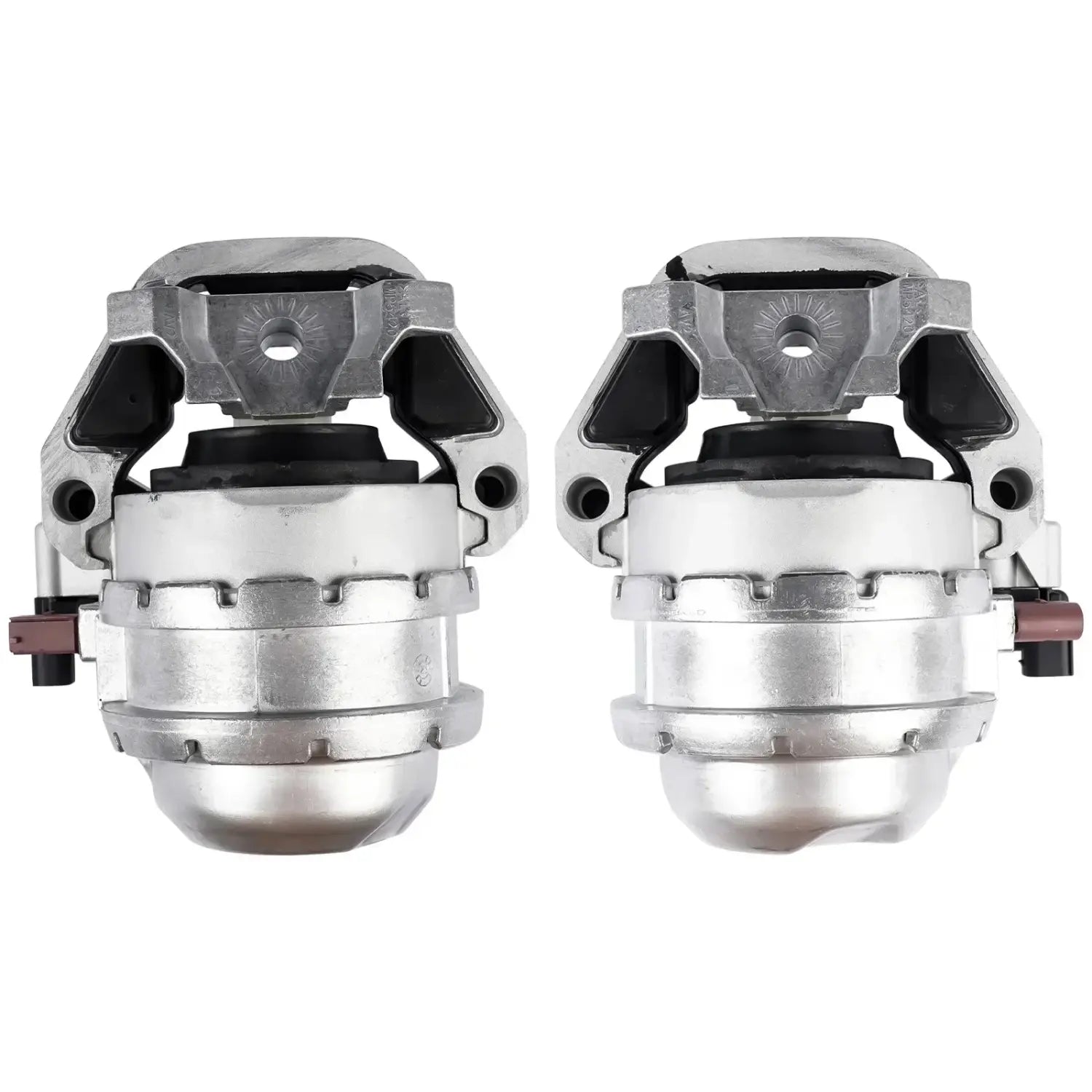 Srebrne metaliczne mocowanie silnika z czarnymi gumowymi elementami do audi rs6 rs7 4h0199255t 2013-2018