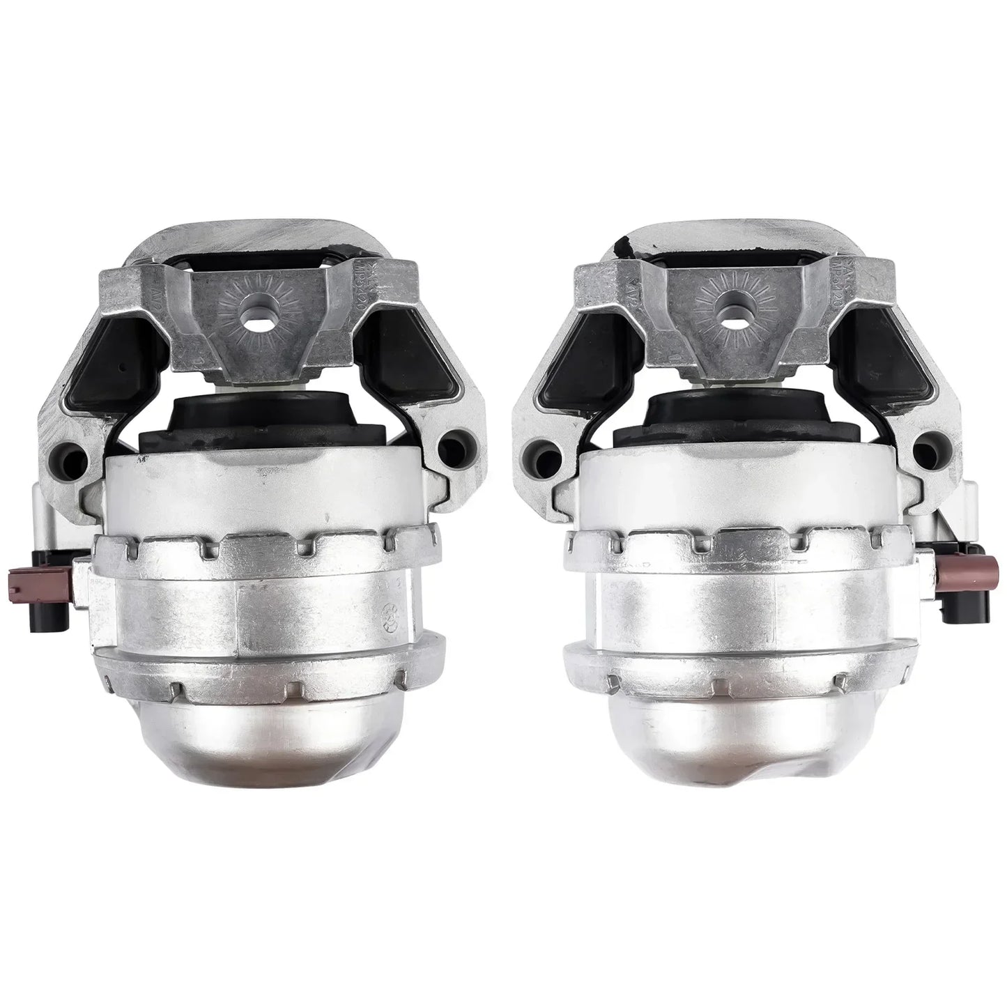 Srebrne metaliczne mocowanie silnika z czarnymi gumowymi elementami do audi rs6 rs7 4h0199255t 2013-2018